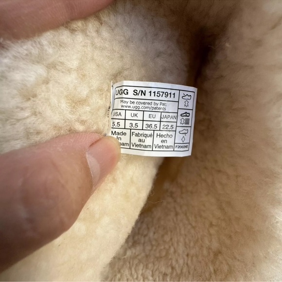 UGG NEW HEIGHTS PLATFORM XTRA CHESTNUT OVER THE KNEE SUEDE BOOTS US 5.5 - Picture 7 of 7